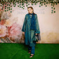 Cotton Net Shirt Cotton Pants Chiffon Dupata