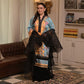 On pure silk with intricate laces paired with wide bottom silk pants and dupata