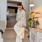 (Etoil Lumiere) 2pc , In Pure Organza with Hand Embroidery and with Silk Trouser