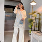 (Etoil Lumiere) 2pc , In Pure Organza with Hand Embroidery and with Silk Trouser