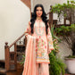 Elegant 3-Piece Stitched Lawn Ensemble with Artistic Florals & Pastel Charm